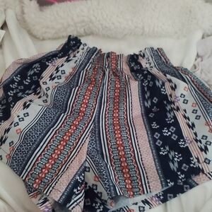 SHEIN High Waist Patterned Shorts